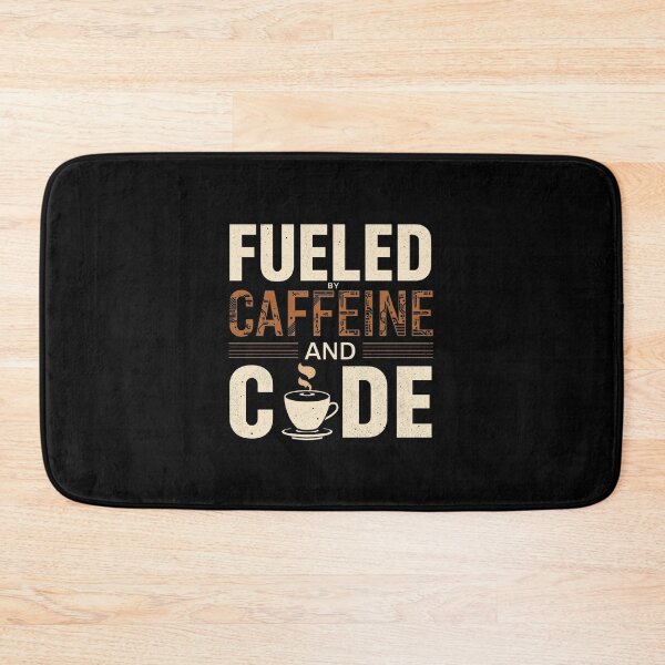 Item preview, Fueled by caffeine and code - coffee loverful design designed and sold by Happyhoo1.