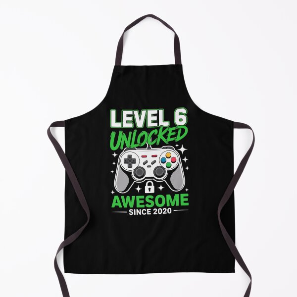 Item preview, Level 6 Unlocked – Awesome Since 2020 – 6th Birthday Gaming Design designed and sold by Gogetgiggles.