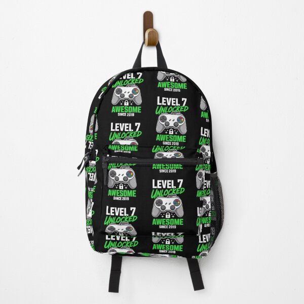 Item preview, Level 7 Unlocked – Awesome Since 2019 – 7th Birthday Gaming Design designed and sold by Gogetgiggles.