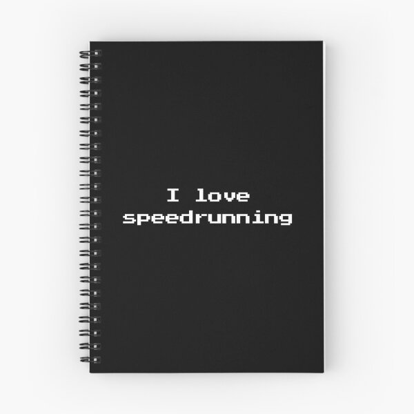 Item preview, Retro Pixel “I Love Speedrunning” Text Design designed and sold by PHRASEandSTYLE.