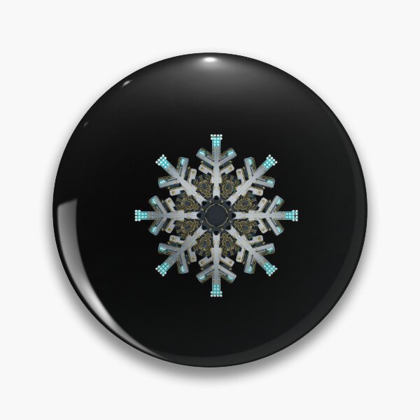 Item preview, CPU Snowflake: Motherboard Processor & Tech Winter Design designed and sold by trend-forge.