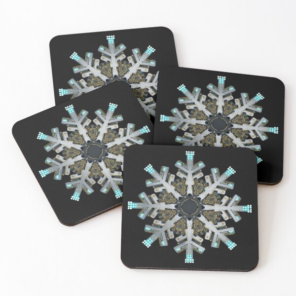 Item preview, CPU Snowflake: Motherboard Processor & Tech Winter Design designed and sold by trend-forge.