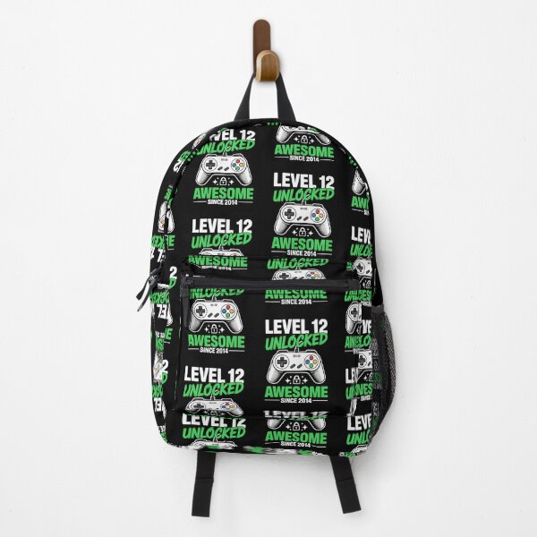 Item preview, Level 12 Unlocked – Awesome Since 2014 – 12th Birthday Gaming Design designed and sold by Gogetgiggles.