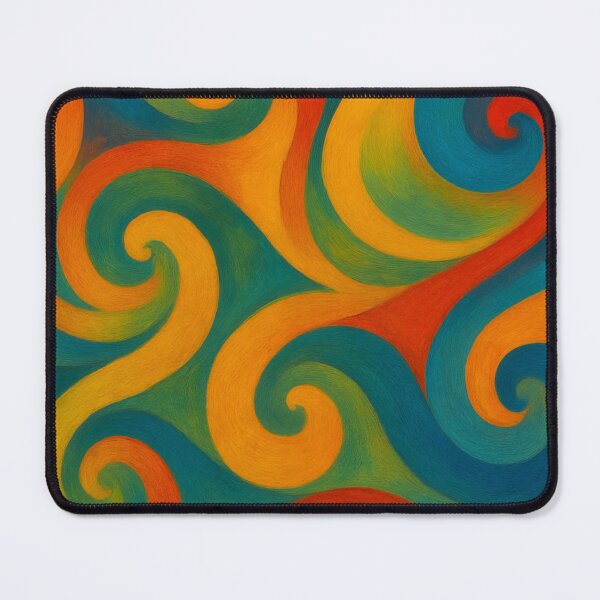 Item preview, Vibrant Swirling Waves of Abstract Colour Jigsaw designed and sold by ArtComixHaven.