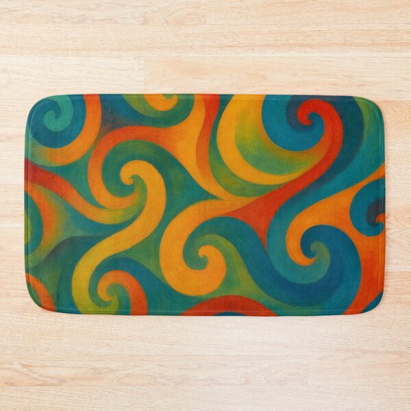 Item preview, Vibrant Swirling Waves of Abstract Colour Jigsaw designed and sold by ArtComixHaven.