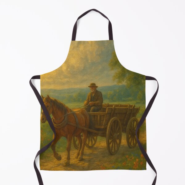 Item preview, Evening Ride Through Peaceful Country Lanes Jigsaw designed and sold by ArtComixHaven.