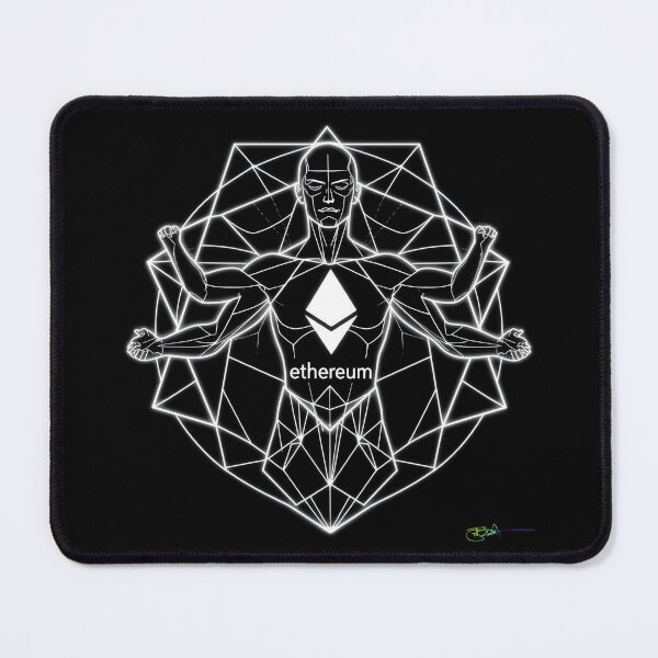 Item preview, Ethereum Oracle Mandala – Sacred Geometry Blockchain Awakening Art designed and sold by Benito Del Ray.