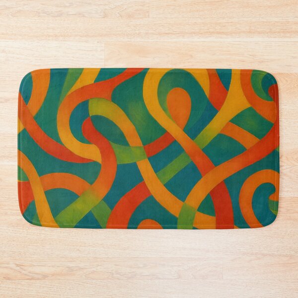 Item preview, Interwoven Ribbons of Bold Abstract Colour Jigsaw designed and sold by ArtComixHaven.
