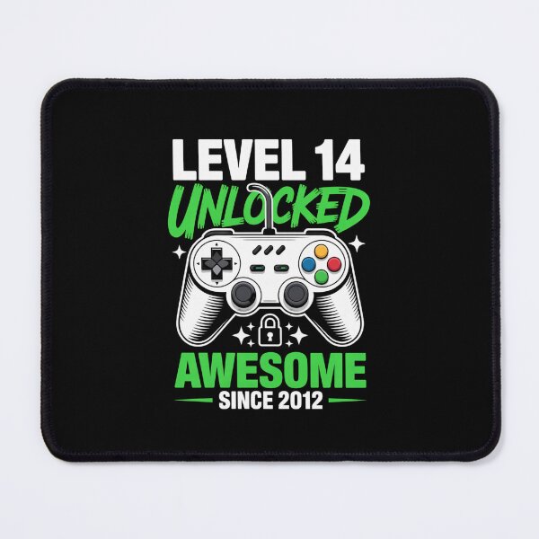 Item preview, Level 14 Unlocked – Awesome Since 2012 – 14th Birthday Gaming Design designed and sold by Gogetgiggles.