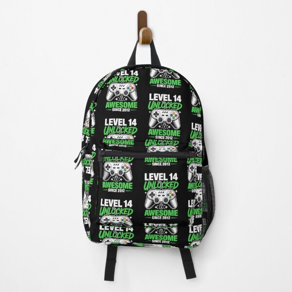 Item preview, Level 14 Unlocked – Awesome Since 2012 – 14th Birthday Gaming Design designed and sold by Gogetgiggles.
