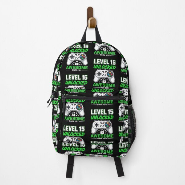 Item preview, Level 15 Unlocked – Awesome Since 2011 – 15th Birthday Gaming Design designed and sold by Gogetgiggles.