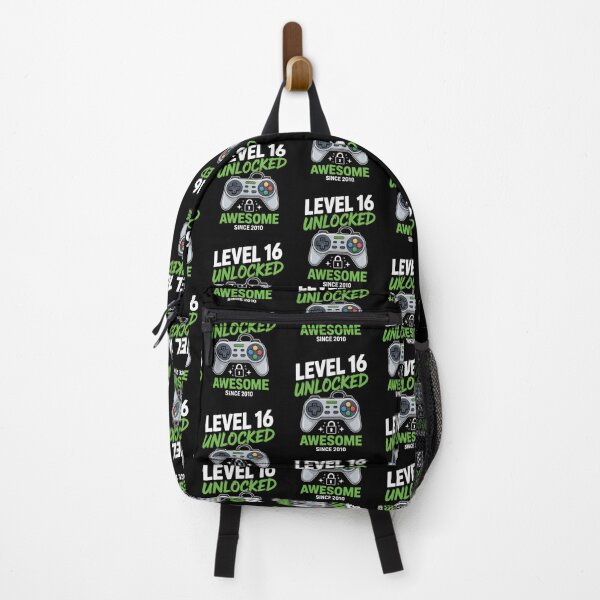 Item preview, Level 16 Unlocked – Awesome Since 2010 – 16th Birthday Gaming Design designed and sold by Gogetgiggles.
