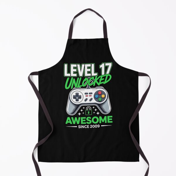 Item preview, Level 17 Unlocked – Awesome Since 2009 – 17th Birthday Gaming Design designed and sold by Gogetgiggles.