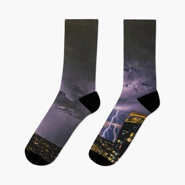 Item preview, Night Sky illuminated by Lightning designed and sold by pcole123.