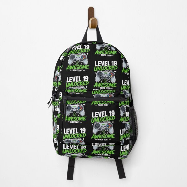Item preview, Level 19 Unlocked – Awesome Since 2007 – 19th Birthday Gaming Design designed and sold by Gogetgiggles.