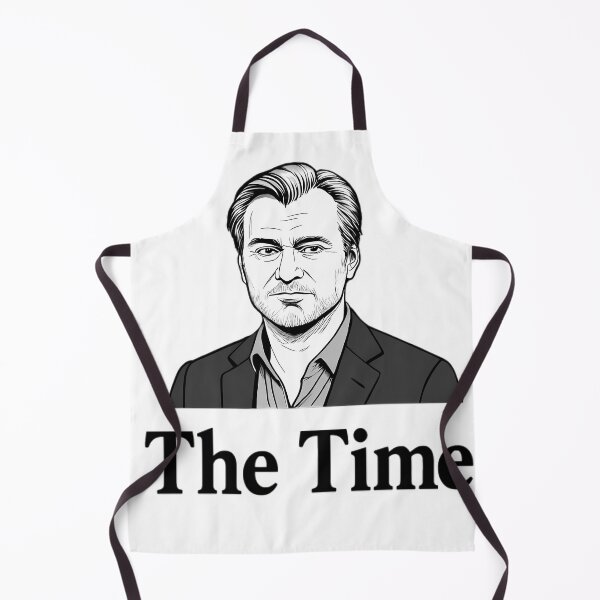 Item preview, Christopher Nolan The Time - Film Director Portrait Minimalist Cinema Art designed and sold by LoomisDreams.
