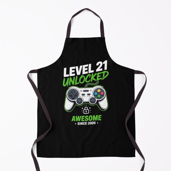 Item preview, Level 21 Unlocked – Awesome Since 2005 – 21st Birthday Gaming Design designed and sold by Gogetgiggles.