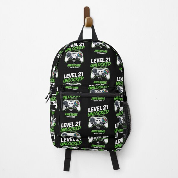 Item preview, Level 21 Unlocked – Awesome Since 2005 – 21st Birthday Gaming Design designed and sold by Gogetgiggles.