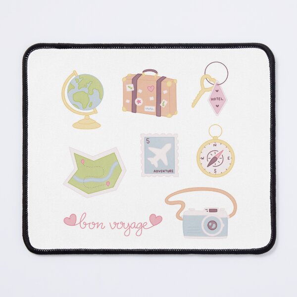 Item preview, travel aesthetic cute pastel collection designed and sold by winterpumpkin.