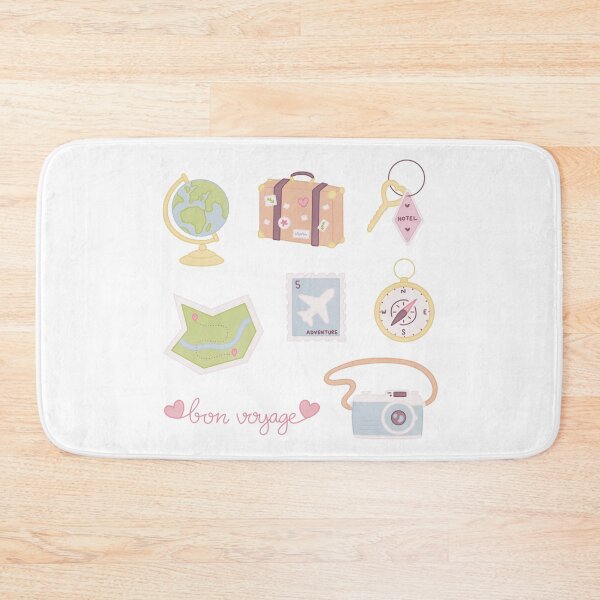 Item preview, travel aesthetic cute pastel collection designed and sold by winterpumpkin.