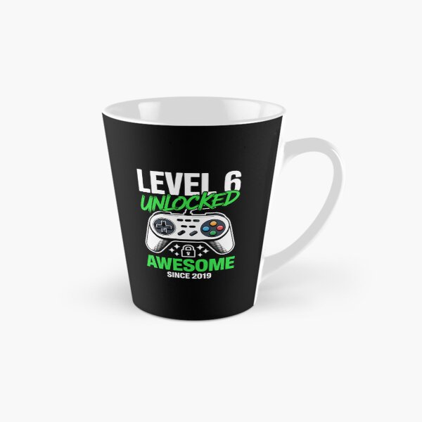 Item preview, Level 6 Unlocked - Awesome Since 2019 – 6th Birthday Gaming Design designed and sold by Gogetgiggles.