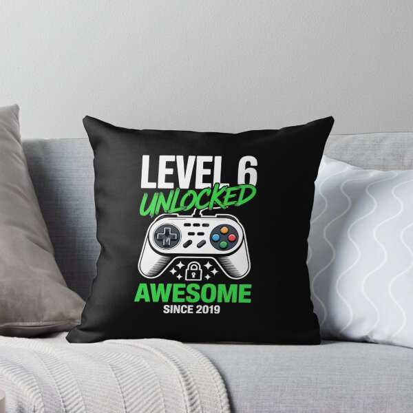 Item preview, Level 6 Unlocked - Awesome Since 2019 – 6th Birthday Gaming Design designed and sold by Gogetgiggles.