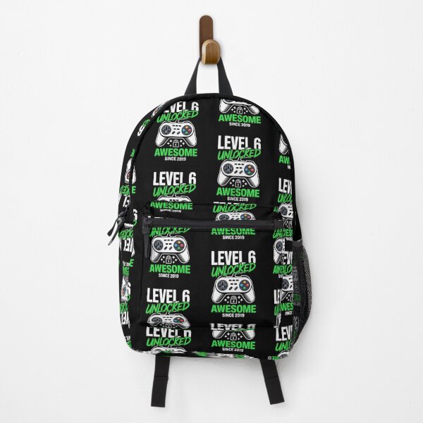 Item preview, Level 6 Unlocked - Awesome Since 2019 – 6th Birthday Gaming Design designed and sold by Gogetgiggles.