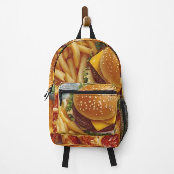 Item preview, Photorealistic Fast Food Feast on a Vintage Plate designed and sold by Shannon Hilson.