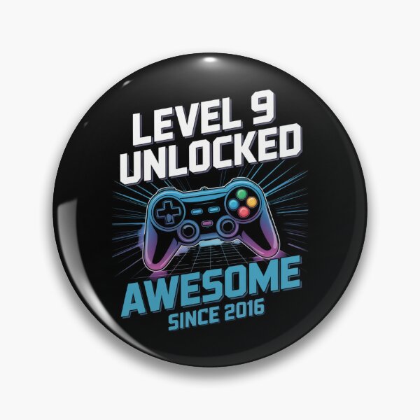 Item preview, Level 8 Unlocked – Awesome Since 2017 – 8th Birthday Gaming Design designed and sold by Gogetgiggles.