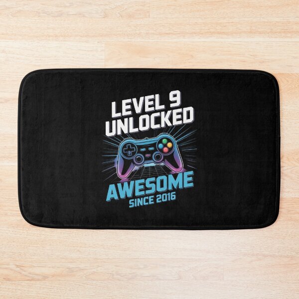 Item preview, Level 8 Unlocked – Awesome Since 2017 – 8th Birthday Gaming Design designed and sold by Gogetgiggles.