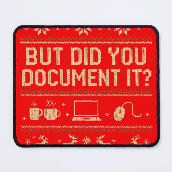 Item preview, But Did You Document It Ugly Sweater designed and sold by KAM-KAM-STORE.