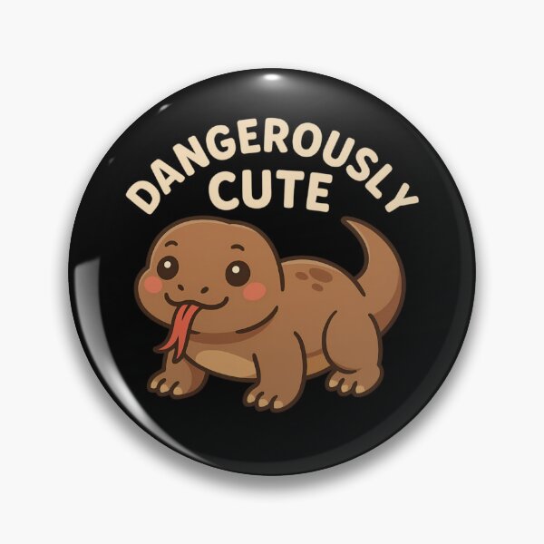 Item preview, Dangerously Cute Komodo Dragon – Adorable Lizard Illustration designed and sold by SidTastic .