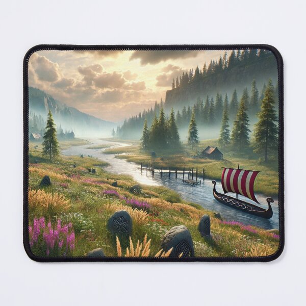 Item preview, Valheim Inspired Meadow Landscape designed and sold by MythicBiscuit.