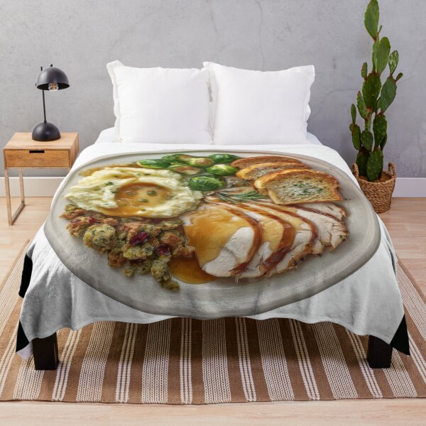 Item preview, Photorealistic Thanksgiving Dinner Plate with Turkey and Sides designed and sold by Shannon Hilson.