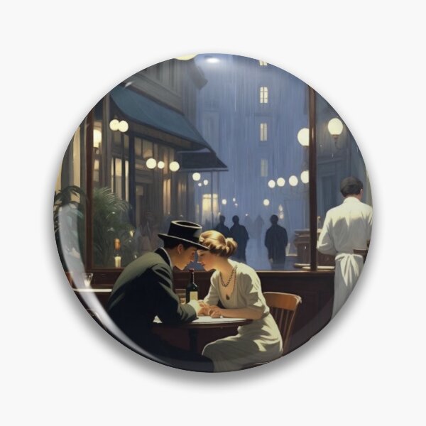 Item preview, Paris, retro, twenties, romantic, late night, cafe designed and sold by Grimtruths.