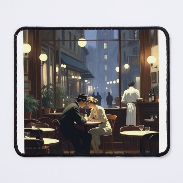 Item preview, Paris, retro, twenties, romantic, late night, cafe designed and sold by Grimtruths.