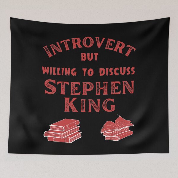 Item preview, Introvert but Willing to Discuss Stephen King Books designed and sold by Constant Readers.