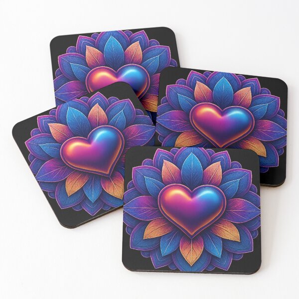 Item preview, Abstract Floral Heart Burst – Colorful Petal Pattern designed and sold by Dbalsleyjr.