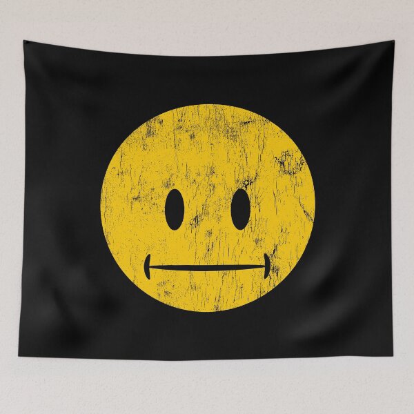 Item preview, Bored Smiley Face - worn version designed and sold by The Common Tee.