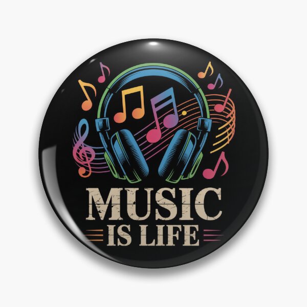 Item preview, Music is life designed and sold by DreamOnShirts.