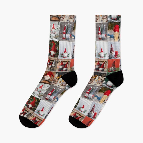 Item preview, Christmas Gnomes Collage designed and sold by ColorfulPrints.