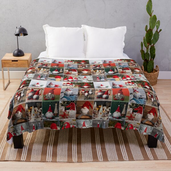 Item preview, Christmas Gnomes Collage designed and sold by ColorfulPrints.