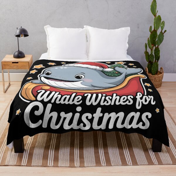 Item preview, Whale Wishes for Christmas designed and sold by HAPPYinPIECES.