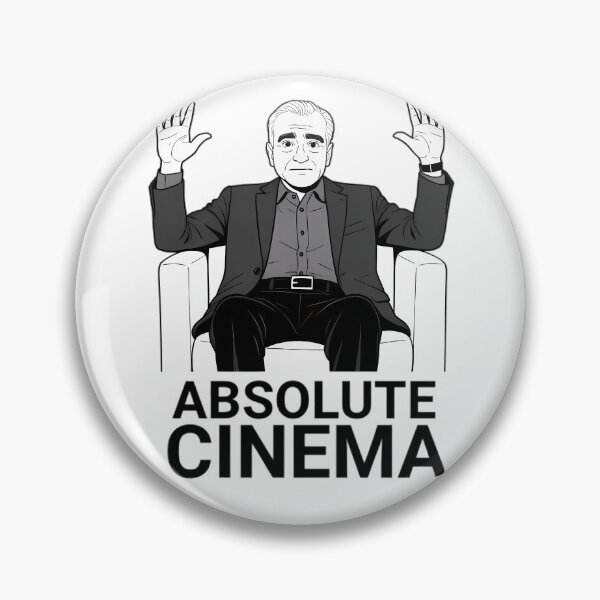 Item preview, Martin Scorsese Absolute Cinema - Film Director Portrait Meme Cinema Art designed and sold by LoomisDreams.
