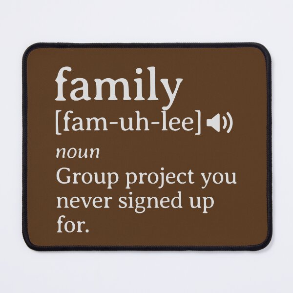 Item preview, Family Fake Definition Dictionary designed and sold by NosandEdgy.