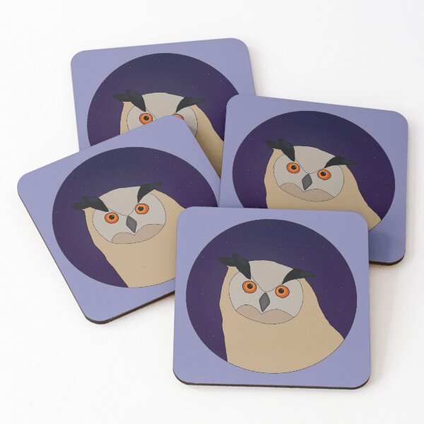 Item preview, Minimalist Eagle Owl designed and sold by AvianSpell.