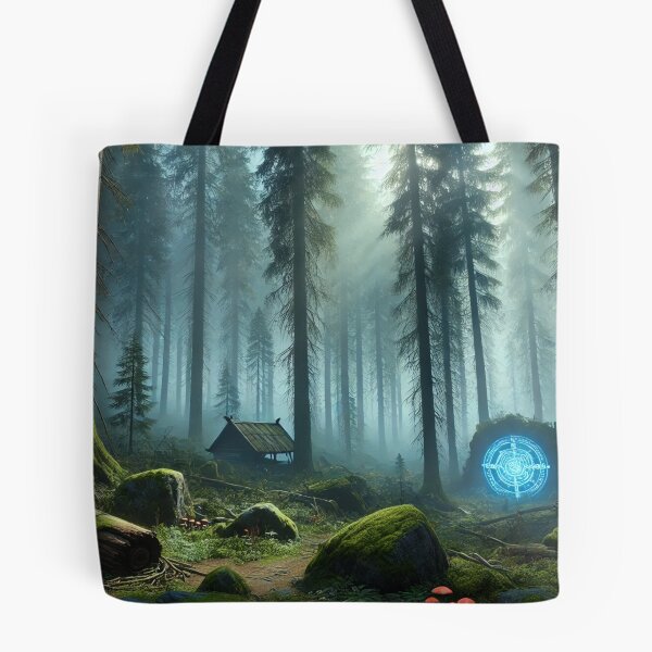 Artikelvorschau, Valheim inspirierte Schwarzwaldlandschaft entworfen und verkauft von MythicBiscuit.