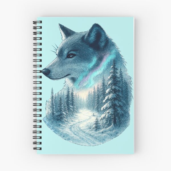 Item preview,  Wolfscape — Ethereal Nature Fusion Print from Felia designed and sold by Felia001.
