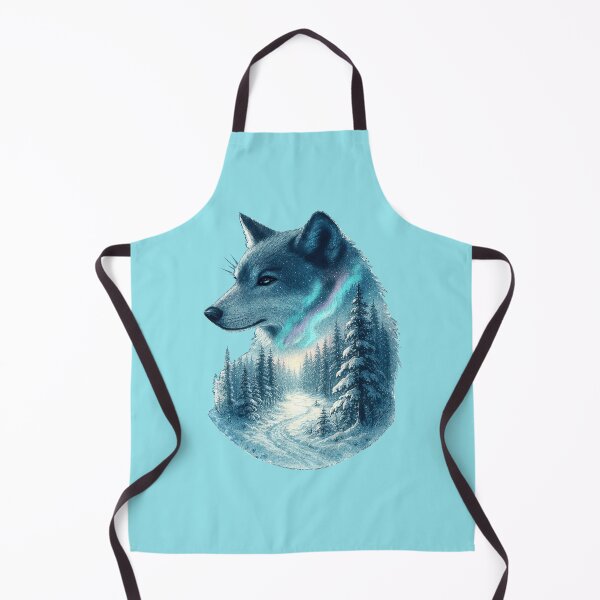 Item preview, Wolfscape — Ethereal Nature Fusion Print from Felia designed and sold by Felia001.