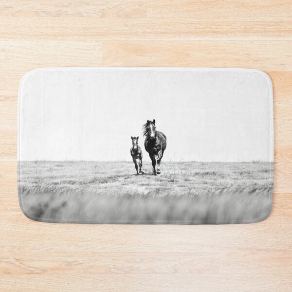 Item preview, A Mustang mare and her foal running freely across an open plain Horses in Motion designed and sold by CDC40.